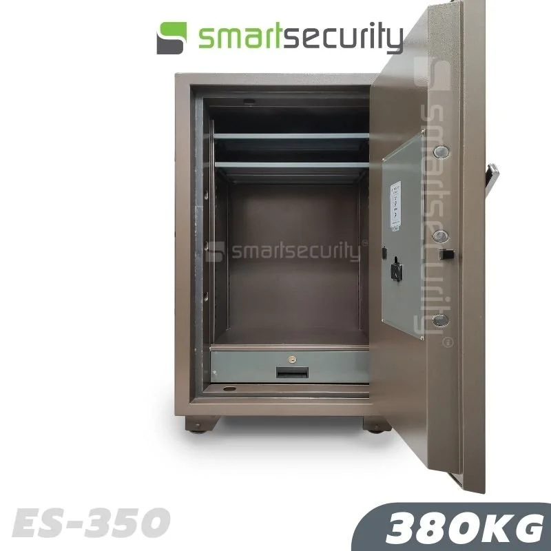 This is a picture of the Eagle safe ES 350 380KG Fireproof Home and Business Safe Box open