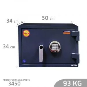 93 KG VALBERG PROTECTOR PLUS / GRANITE 3450 ANTI-BURGLARY SAFE GRADE I