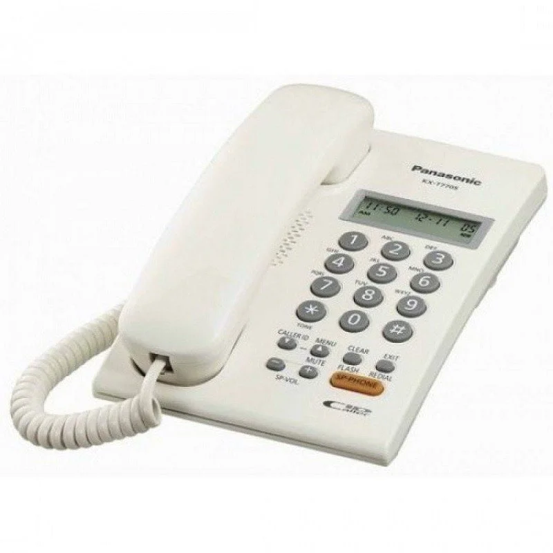 This is a picture of the Panasonic Corded Phone KX T7705X with Caller ID provided by Smart Security in Lebanon