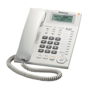 This is a picture of the Panasonic Corded Phone KX TS880MX provided by Smart Security in Lebanon