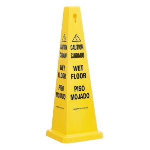 WARNING PANEL YELLOW-WET FLOOR