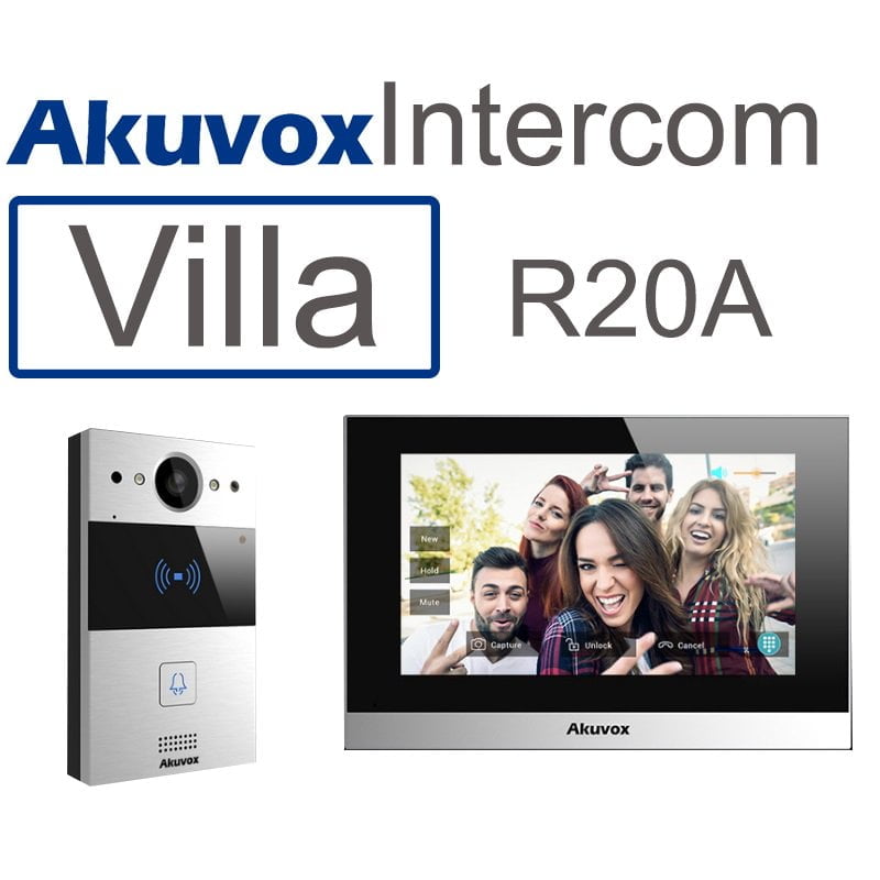This is a picture of the Akuvox 1 apartment or villa Video intercom SIP with mobile App offer provided by Smart Security in Lebanon _1