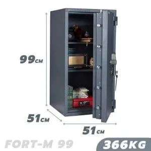 366 KG VALBERG FORT-M 99 FIRE AND BURGLARY RESISTANT SAFE GRADE III