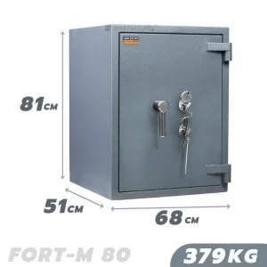 379 KG VALBERG FORT-M 80 FIRE AND BURGLARY RESISTANT SAFE GRADE III
