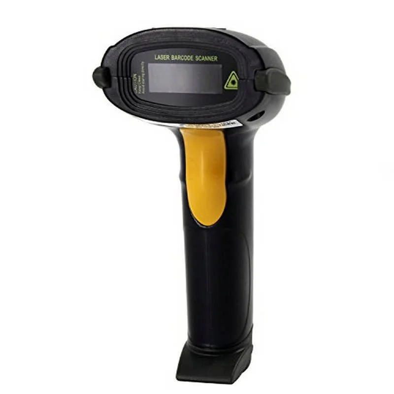 Barcode Scanner Laser Wired Portable Bar Code Scanner USB Barcode Reader