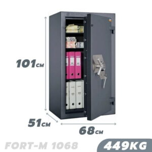 747 KG VALBERG FORT-M 1668 FIRE AND BURGLARY RESISTANT SAFE GRADE III