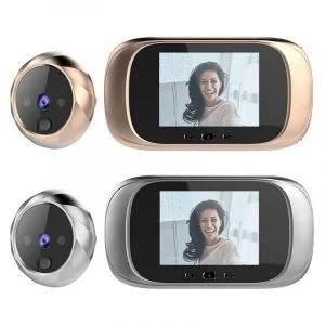 DD1 2.8 inch TFT LCD Screen Digital Video Doorbell 0.3MP IR Night Vision Door Peephole Camera Viewer Door Bell Smart Home