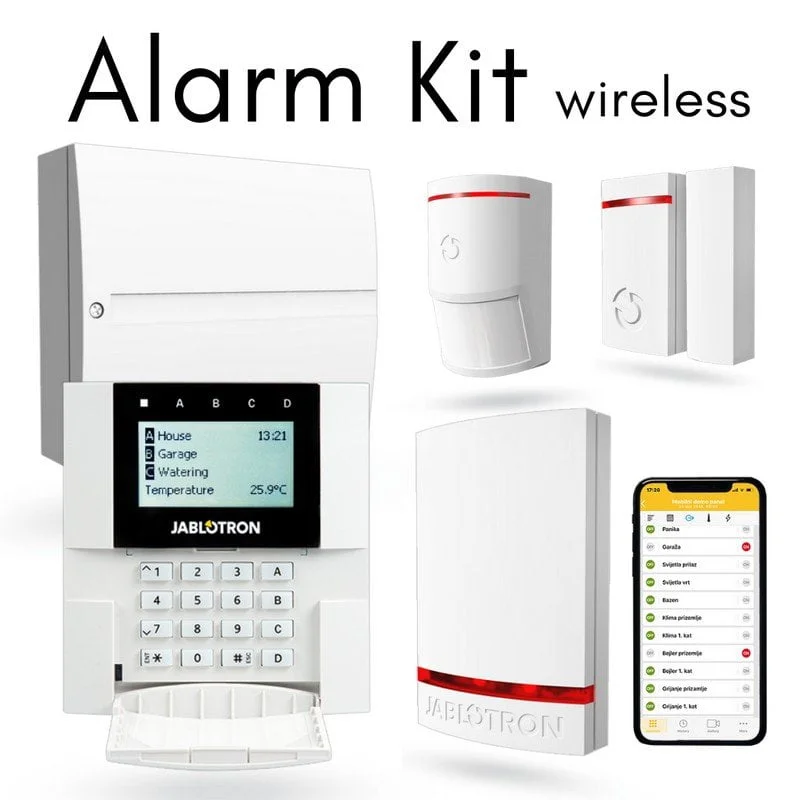 jablotron Professional Intrusion Alarm Kit With Mobile App – For Home And Business