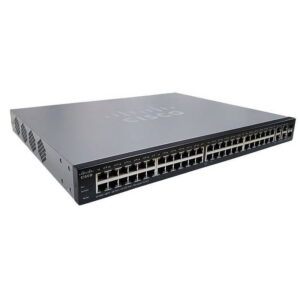 Cisco SF300-48P 48-Port 10/100 PoE Managed Switch with Gigabit Uplinks