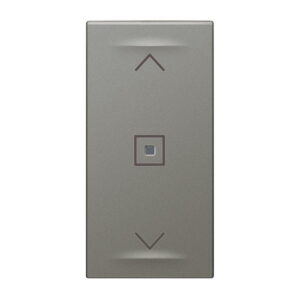 Legrand Curtain/Roller Blind Switch 1 Module - Neutral Magnesium