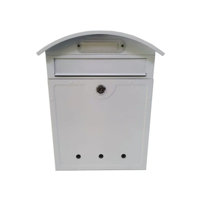 White Rustproof Mailbox For Home Or Business