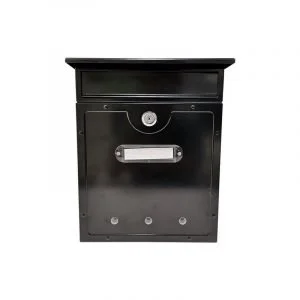 Black Rustproof Mailbox For Home Or Business