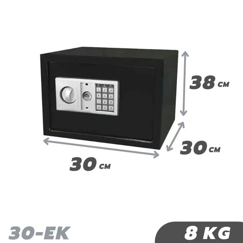 Black Color Home Or Hotel Safe With Electronic Lock 30ek